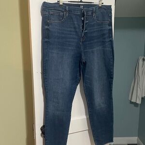 GAP Women's Dark Blue Skinny Jeans